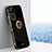 Ultra-thin Silicone Gel Soft Case Cover with Magnetic Finger Ring Stand XL1 for Xiaomi Poco M4 Pro 5G