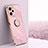 Ultra-thin Silicone Gel Soft Case Cover with Magnetic Finger Ring Stand XL1 for Xiaomi Poco X5 Pro 5G