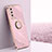 Ultra-thin Silicone Gel Soft Case Cover with Magnetic Finger Ring Stand XL1 for Xiaomi Redmi 9 Power