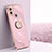 Ultra-thin Silicone Gel Soft Case Cover with Magnetic Finger Ring Stand XL1 for Xiaomi Redmi A1 Plus