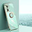 Ultra-thin Silicone Gel Soft Case Cover with Magnetic Finger Ring Stand XL1 for Xiaomi Redmi K40 5G