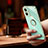 Ultra-thin Silicone Gel Soft Case Cover with Magnetic Finger Ring Stand XL1 for Xiaomi Redmi Note 12R Pro 5G