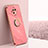 Ultra-thin Silicone Gel Soft Case Cover with Magnetic Finger Ring Stand XL1 for Xiaomi Redmi Note 9T 5G