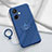 Ultra-thin Silicone Gel Soft Case Cover with Magnetic Finger Ring Stand Z01 for Oppo K11x 5G