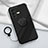 Ultra-thin Silicone Gel Soft Case Cover with Magnetic Finger Ring Stand Z01 for Vivo V23 5G