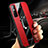 Ultra-thin Silicone Gel Soft Case Cover with Magnetic Finger Ring Stand Z01 for Vivo Y73s 5G