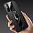 Ultra-thin Silicone Gel Soft Case Cover with Magnetic Finger Ring Stand Z01 for Vivo Y73s 5G