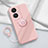 Ultra-thin Silicone Gel Soft Case Cover with Magnetic Finger Ring Stand Z01 for Vivo Y78 5G