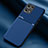 Ultra-thin Silicone Gel Soft Case Cover with Magnetic for Oppo F21 Pro 4G Blue