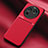 Ultra-thin Silicone Gel Soft Case Cover with Magnetic for Oppo Find X6 Pro 5G Red