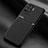 Ultra-thin Silicone Gel Soft Case Cover with Magnetic for Oppo Reno5 F Black