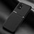 Ultra-thin Silicone Gel Soft Case Cover with Magnetic for Samsung Galaxy A91 Black