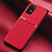 Ultra-thin Silicone Gel Soft Case Cover with Magnetic for Samsung Galaxy M80S Red