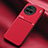 Ultra-thin Silicone Gel Soft Case Cover with Magnetic for Vivo X90 5G Red