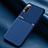 Ultra-thin Silicone Gel Soft Case Cover with Magnetic for Vivo Y31 (2021) Blue