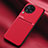 Ultra-thin Silicone Gel Soft Case Cover with Magnetic for Xiaomi Civi 3 5G Red