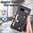 Ultra-thin Silicone Gel Soft Case Cover with Magnetic S01D for Google Pixel 7a 5G
