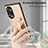 Ultra-thin Silicone Gel Soft Case Cover with Magnetic S01D for Huawei Honor 70 5G