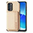 Ultra-thin Silicone Gel Soft Case Cover with Magnetic S01D for Oppo Reno6 5G