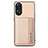 Ultra-thin Silicone Gel Soft Case Cover with Magnetic S01D for Oppo Reno8 T 4G