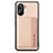 Ultra-thin Silicone Gel Soft Case Cover with Magnetic S01D for Realme 10 4G Gold