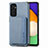 Ultra-thin Silicone Gel Soft Case Cover with Magnetic S01D for Samsung Galaxy A04s Blue