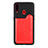 Ultra-thin Silicone Gel Soft Case Cover with Magnetic S01D for Samsung Galaxy A20s Red