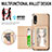 Ultra-thin Silicone Gel Soft Case Cover with Magnetic S01D for Samsung Galaxy M02