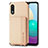 Ultra-thin Silicone Gel Soft Case Cover with Magnetic S01D for Samsung Galaxy M02