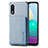 Ultra-thin Silicone Gel Soft Case Cover with Magnetic S01D for Samsung Galaxy M02