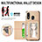 Ultra-thin Silicone Gel Soft Case Cover with Magnetic S01D for Samsung Galaxy M10S