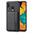 Ultra-thin Silicone Gel Soft Case Cover with Magnetic S01D for Samsung Galaxy M10S Black