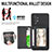 Ultra-thin Silicone Gel Soft Case Cover with Magnetic S01D for Samsung Galaxy M32 5G