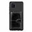 Ultra-thin Silicone Gel Soft Case Cover with Magnetic S01D for Samsung Galaxy M60s Black