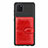 Ultra-thin Silicone Gel Soft Case Cover with Magnetic S01D for Samsung Galaxy M60s Red