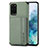 Ultra-thin Silicone Gel Soft Case Cover with Magnetic S01D for Samsung Galaxy S20 Plus Green