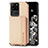 Ultra-thin Silicone Gel Soft Case Cover with Magnetic S01D for Samsung Galaxy S20 Ultra Gold