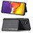 Ultra-thin Silicone Gel Soft Case Cover with Magnetic S01D for Samsung Galaxy S23 FE 5G