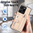 Ultra-thin Silicone Gel Soft Case Cover with Magnetic S01D for Vivo Y35 4G