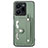 Ultra-thin Silicone Gel Soft Case Cover with Magnetic S01D for Vivo Y35 4G Green