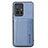 Ultra-thin Silicone Gel Soft Case Cover with Magnetic S01D for Xiaomi Mi 11T Pro 5G Blue