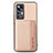 Ultra-thin Silicone Gel Soft Case Cover with Magnetic S01D for Xiaomi Mi 12T Pro 5G Gold