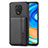 Ultra-thin Silicone Gel Soft Case Cover with Magnetic S01D for Xiaomi Poco M2 Pro Black