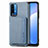 Ultra-thin Silicone Gel Soft Case Cover with Magnetic S01D for Xiaomi Redmi 9 Power Blue