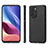 Ultra-thin Silicone Gel Soft Case Cover with Magnetic S01D for Xiaomi Redmi K40 Pro+ Plus 5G Black