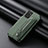 Ultra-thin Silicone Gel Soft Case Cover with Magnetic S01D for Xiaomi Redmi Note 10 Pro Max Green