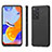 Ultra-thin Silicone Gel Soft Case Cover with Magnetic S01D for Xiaomi Redmi Note 11 Pro 5G Black