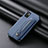 Ultra-thin Silicone Gel Soft Case Cover with Magnetic S01D for Xiaomi Redmi Note 11 SE 5G Blue