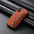 Ultra-thin Silicone Gel Soft Case Cover with Magnetic S01D for Xiaomi Redmi Note 11 SE 5G Brown