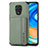 Ultra-thin Silicone Gel Soft Case Cover with Magnetic S01D for Xiaomi Redmi Note 9 Pro Green